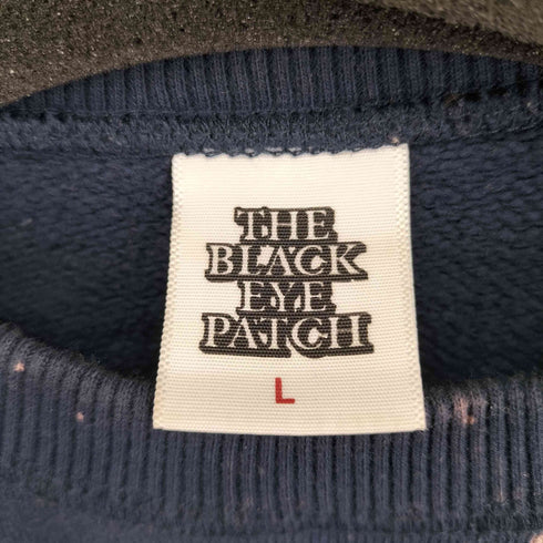 ザブラックアイパッチ THE BLACK EYE PATCH SMALL OG ACID SPLATTERED CREW SWEAT メンズ JPN:L