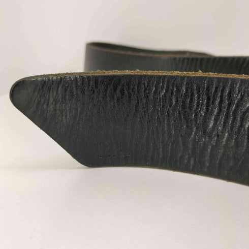 ダブルアールエルラルフローレン RRL RALPH LAUREN イタリア製 LEATHER DOUBLE-O-RING BELT レザー ダブル リング バックル ベルト メンズ 30