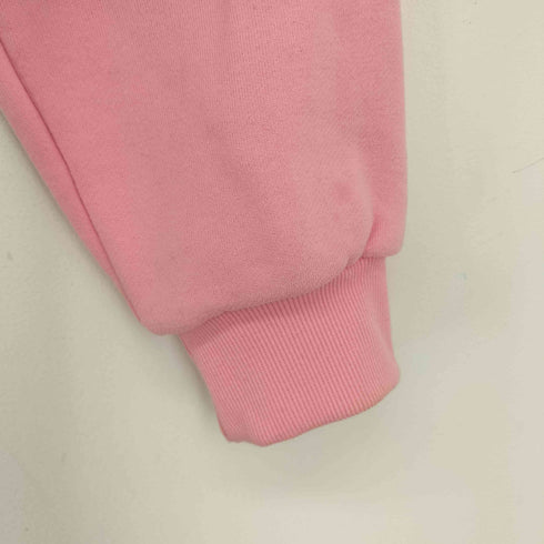 ザブラックアイパッチ THE BLACK EYE PATCH OG LABEL CROPPED CREW SWEAT PINK レディース