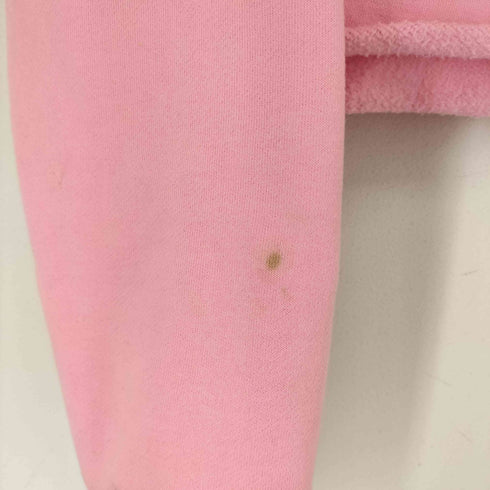 ザブラックアイパッチ THE BLACK EYE PATCH OG LABEL CROPPED CREW SWEAT PINK レディース