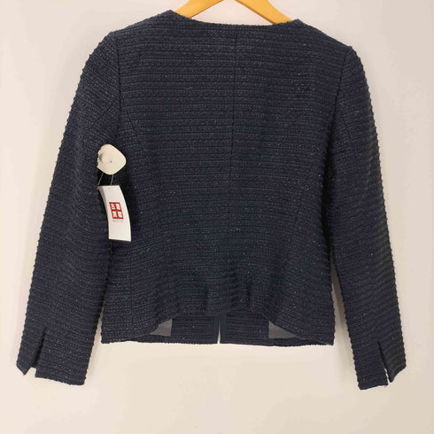 アンタイトル UNTITLED ラメノーカラーツイードジャケット スカート セットアップ レディース JK:1 SK:3