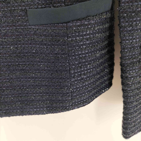 アンタイトル UNTITLED ラメノーカラーツイードジャケット スカート セットアップ レディース JK:1 SK:3