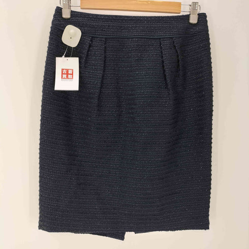 アンタイトル UNTITLED ラメノーカラーツイードジャケット スカート セットアップ レディース JK:1 SK:3