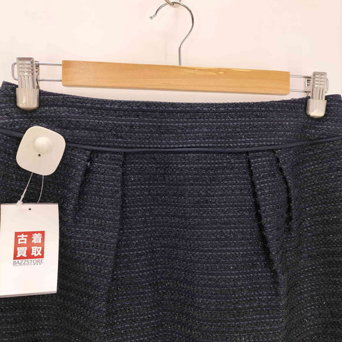 アンタイトル UNTITLED ラメノーカラーツイードジャケット スカート セットアップ レディース JK:1 SK:3