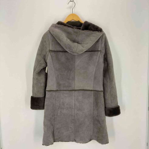 ラムスキン ムートンダッフルコート レディース JPN:S