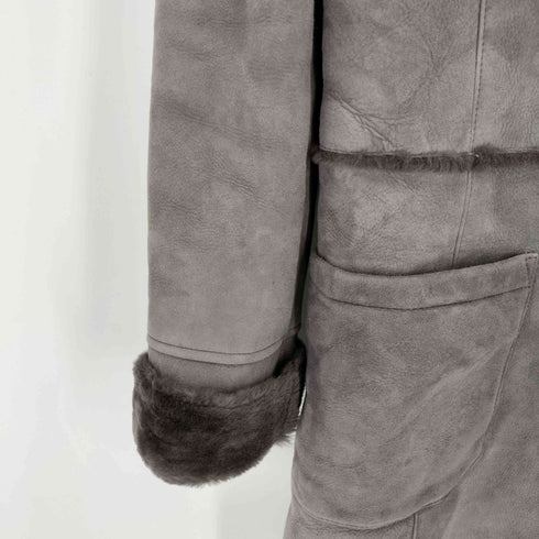 ラムスキン ムートンダッフルコート レディース JPN:S