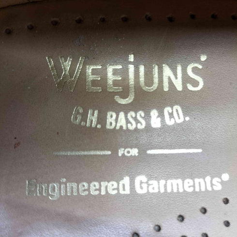 エンジニアードガーメンツ Engineered Garments WEEJUN ペニー ローファー カーフレザー クロコダイル リザード スコッチグレイン 型押し メンズ US:8.5