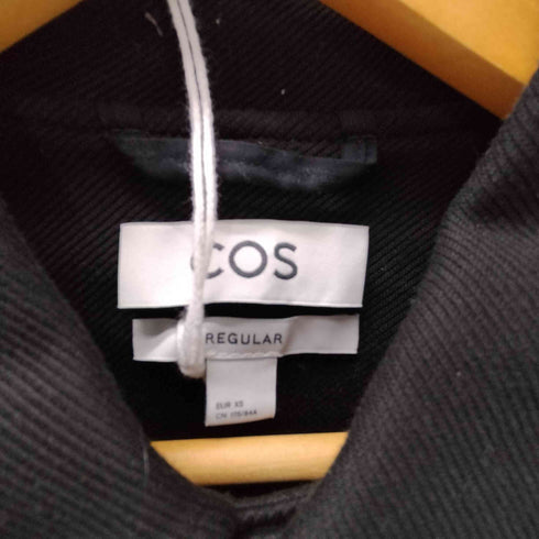 コス COS JERSEY-TWILL SHIRT JACKET ジャージー ツイル シャツ ジャケット メンズ import:XS