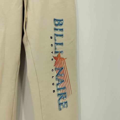 ビリオネアボーイズクラブ Billionaire Boys Club COTTON SWEATPANTS プリントデザイン ラバーパッチ メンズ JPN:M