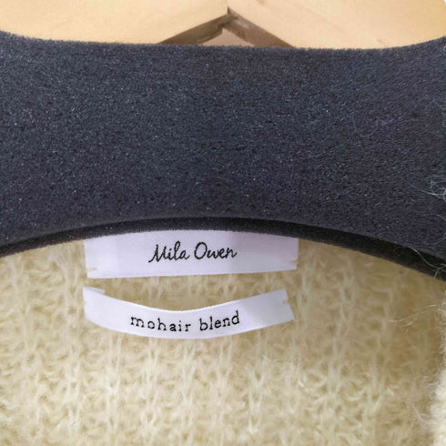 ミラオーウェン Mila Owen シェルボタンシャギーモヘヤカーデ レディース ONE SIZE