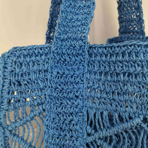 ザラ ZARA メッシュ編み ペーパーバック レディース