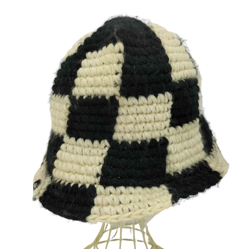 ステューシー Stussy 23AW Checker Knit Bucket Hat メンズ 57cm