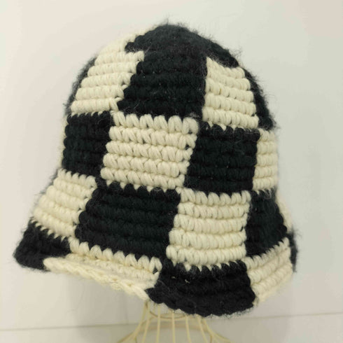 ステューシー Stussy 23AW Checker Knit Bucket Hat メンズ 57cm