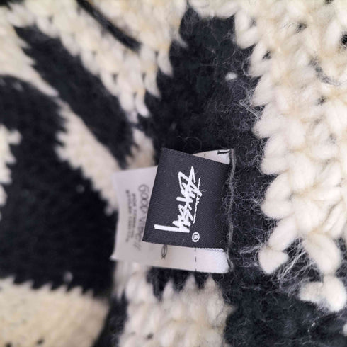 ステューシー Stussy 23AW Checker Knit Bucket Hat メンズ 57cm