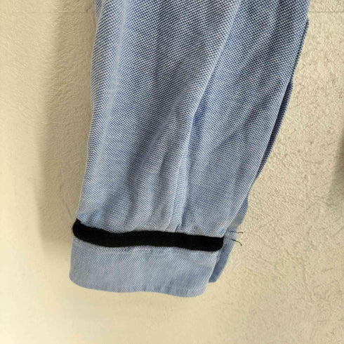 ラルフローレン RALPH LAUREN KNIT OXFORD ポニー刺繍 ベースボールシャツ メンズ L