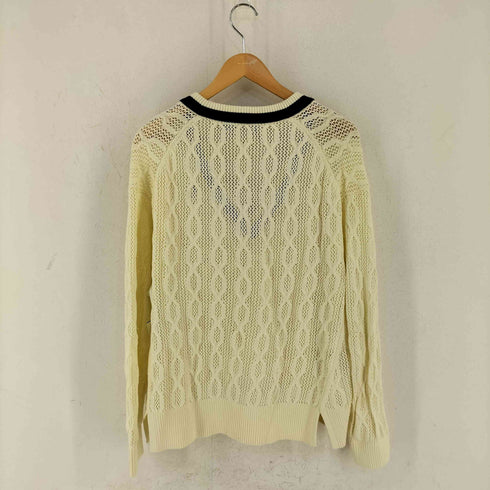 フレッドペリー FRED PERRY Open-Knit V-Neck Jumper レディース UK:10
