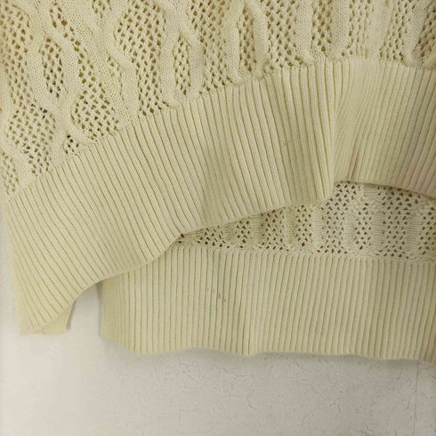 フレッドペリー FRED PERRY Open-Knit V-Neck Jumper レディース UK:10