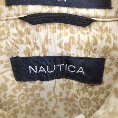 ノーティカ NAUTICA シルクリネン混総柄 S/S シャツ メンズ JPN:M