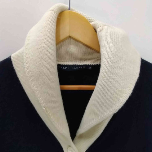 ラルフローレン RALPH LAUREN カシミヤ混 ショールカラー カーディガン レディース M
