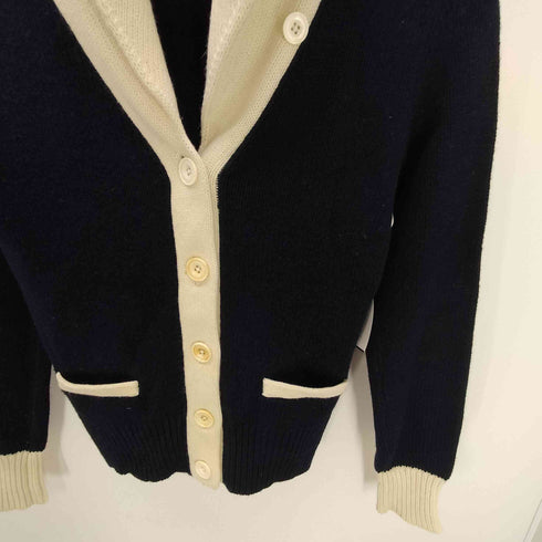 ラルフローレン RALPH LAUREN カシミヤ混 ショールカラー カーディガン レディース M