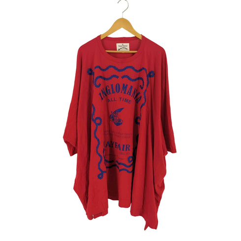 ヴィヴィアンウエストウッド アングロマニア Vivienne Westwood ANGLOMANIA オーバーサイズTシャツ レディース 38