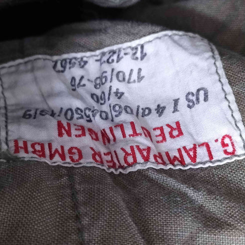 ジャーマンアーミー GERMAN ARMY 60S ミリタリー カーゴパンツ メンズ