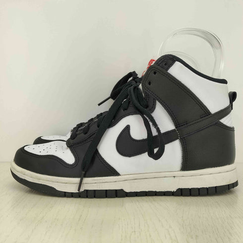 ナイキ NIKE Dunk High Black and White レディース JPN:24