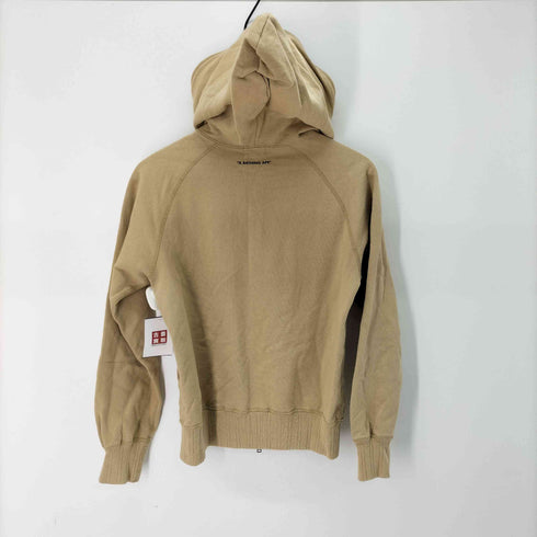 アベイシングエイプ A BATHING APE Y2K 裏地サーマル 刺繍ロゴ フルジップアップ チビパーカー レディース TALL