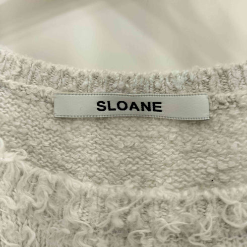 スローン SLOANE 別注 ヘアリーコットンフレンチスリーブニット レディース JPN:2