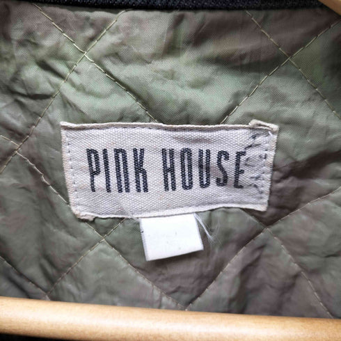 ピンクハウス PINK HOUSE ゼッケン ワッペンロゴ MA-1 ボンバージャケット レディース