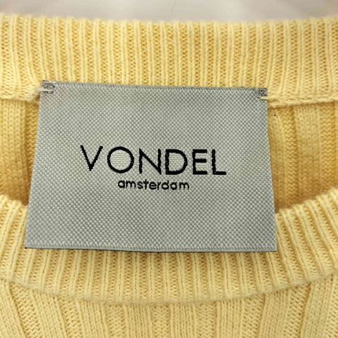 フォンデル VONDEL スリム コットン リブニット レディース S