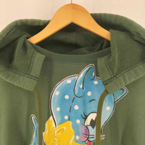 ヴィヴィアンウエストウッドレッドレーベル Vivienne Westwood RED LABEL CAT print fleece hoodie レディース 00