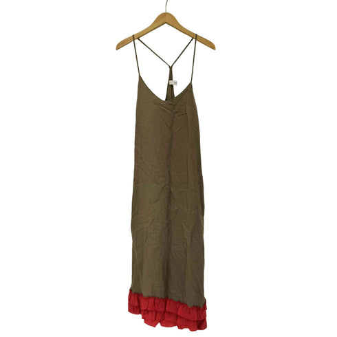 トーガプルラ TOGA PULLA Inner dress 2 フリル キュプラ キャミソール ワンピース レディース 38