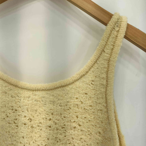 ジョンメイソンスミス JOHN MASON SMITH 7G KEY KNIT 2WAY SHORT TANK TOP 7Gキーニット 2ウェイ ショータンクトップ レディース 38