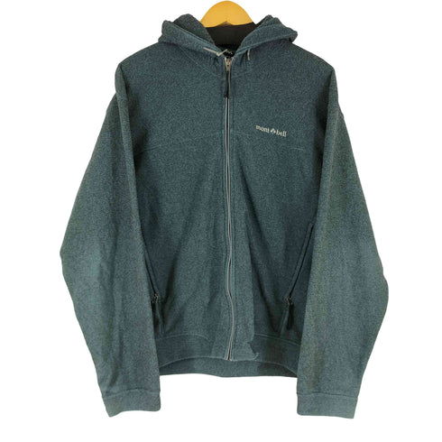 モンベル mont bell ロゴ刺繍 ジップアップパーカー メンズ JPN:L