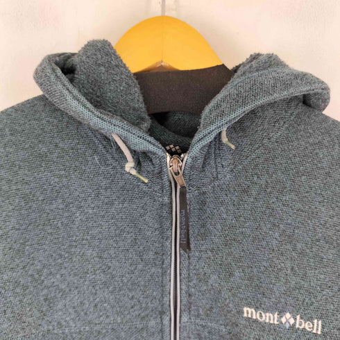 モンベル mont bell ロゴ刺繍 ジップアップパーカー メンズ JPN:L