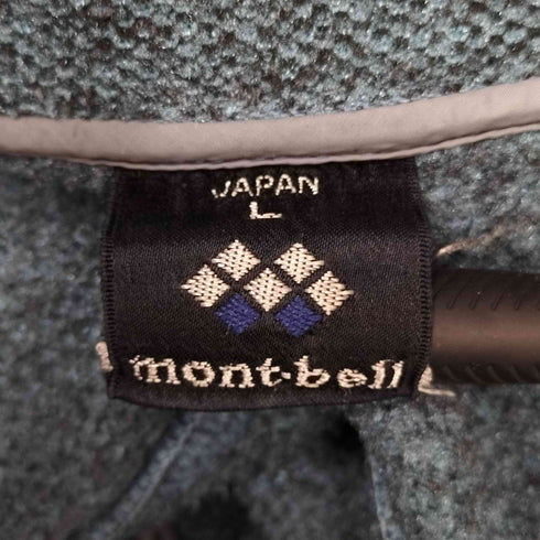 モンベル mont bell ロゴ刺繍 ジップアップパーカー メンズ JPN:L