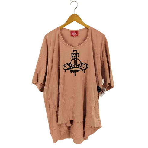 ヴィヴィアンウエストウッドレッドレーベル Vivienne Westwood RED LABEL オーブプリントオーバーサイズTシャツ レディース 00