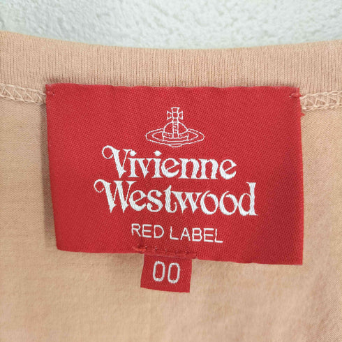 ヴィヴィアンウエストウッドレッドレーベル Vivienne Westwood RED LABEL オーブプリントオーバーサイズTシャツ レディース 00