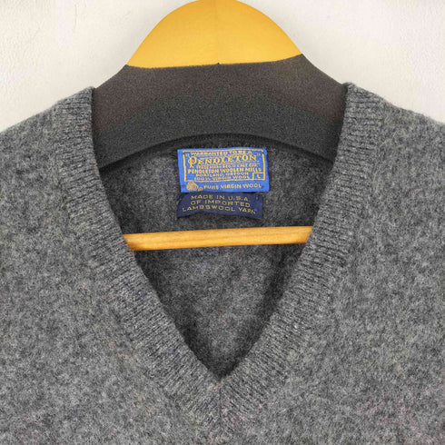 ペンドルトン PENDLETON 70S MADE IN USA Vネック ニット メンズ JPN:L