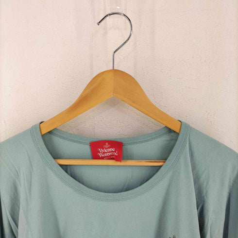 ヴィヴィアンウエストウッドレッドレーベル Vivienne Westwood RED LABEL 刺繍オーブロゴオーバーサイズTシャツ レディース 00
