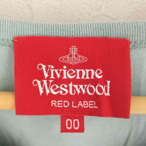 ヴィヴィアンウエストウッドレッドレーベル Vivienne Westwood RED LABEL 刺繍オーブロゴオーバーサイズTシャツ レディース 00