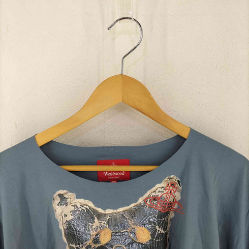 ヴィヴィアンウエストウッドレッドレーベル Vivienne Westwood RED LABEL コンパクトスムースPUNK CATビッグマンTシャツ レディース 00
