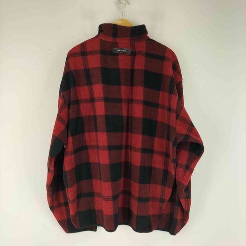 ノーティカ NAUTICA 90S チェック ハーフジップ フリース メンズ JPN:XXL