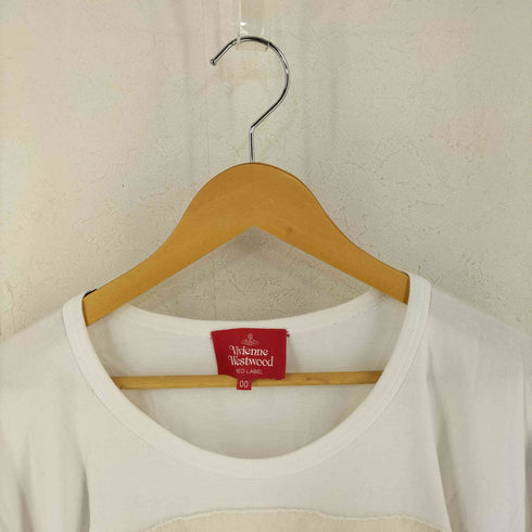 ヴィヴィアンウエストウッドレッドレーベル Vivienne Westwood RED LABEL オーブデザインカットソー レディース 00