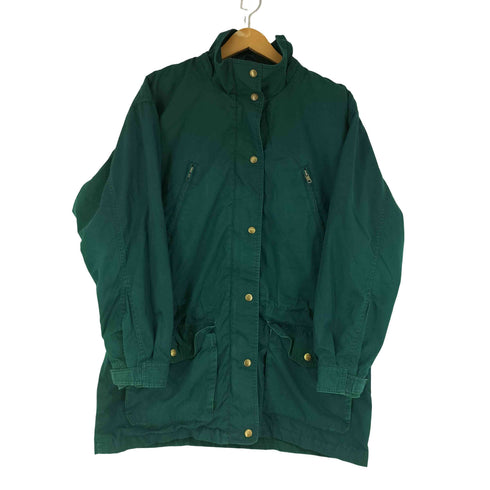 エディーバウアー Eddie Bauer 00S 白タグ 裏地チェック マウンテンパーカ レディース JPN:M