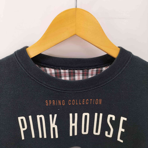 ピンクハウス PINK HOUSE ガーリー ロゴプリント クルーネックスウェット レディース JPN:L