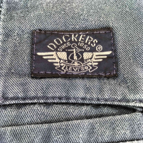 ドッカーズ DOCKERS 90s USA製 LEVISジップ 2タックパンツ メンズ