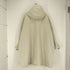 ウィルフリー willfully big hoodie bicolor mulch way cocoon coat レディース FREE