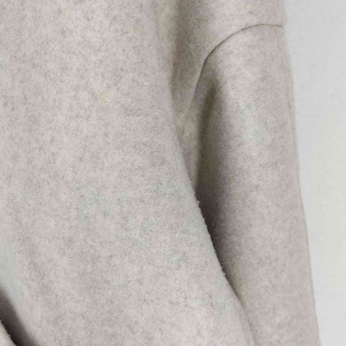 ウィルフリー willfully big hoodie bicolor mulch way cocoon coat レディース FREE
